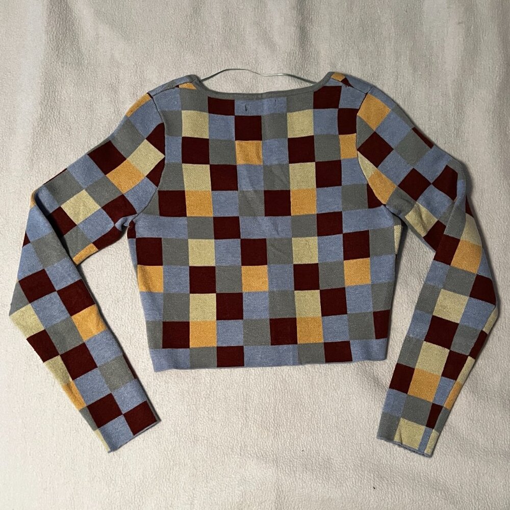 Kendall & Kylie - Cropped Sweater Cardigan / Size Small - Picture 2 of 5